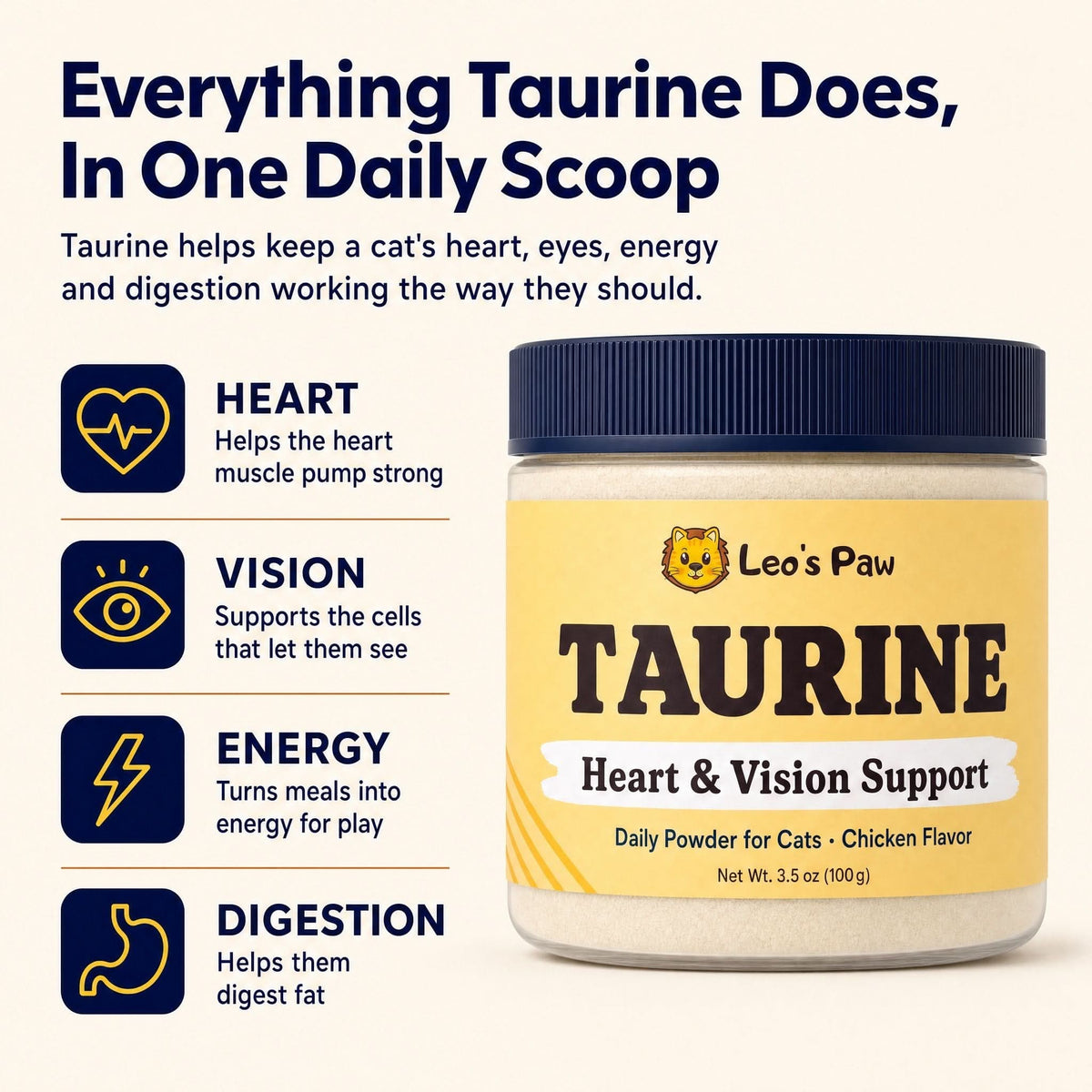 Leos paw Cat Taurine+