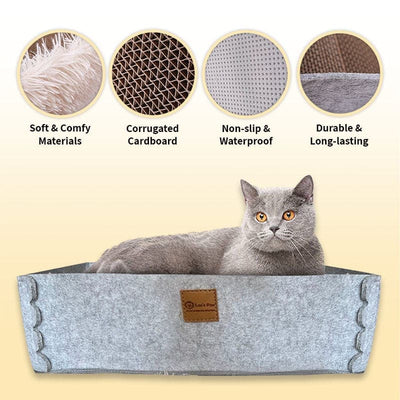 Leos paw 2-in-1 Scratching Cat Bed (New 2023)