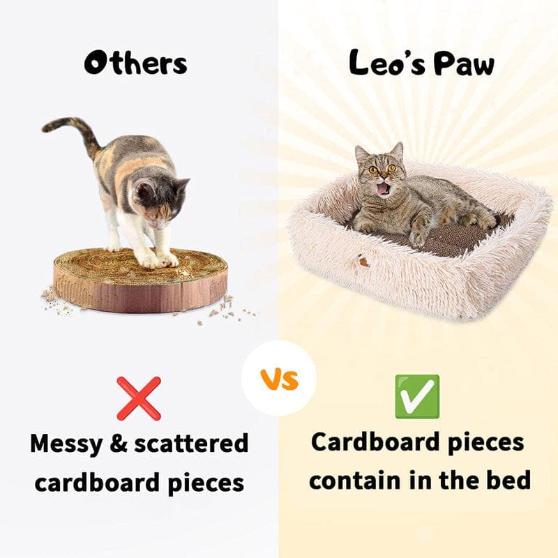 Leos paw 2-in-1 Scratching Cat Bed (New 2023)