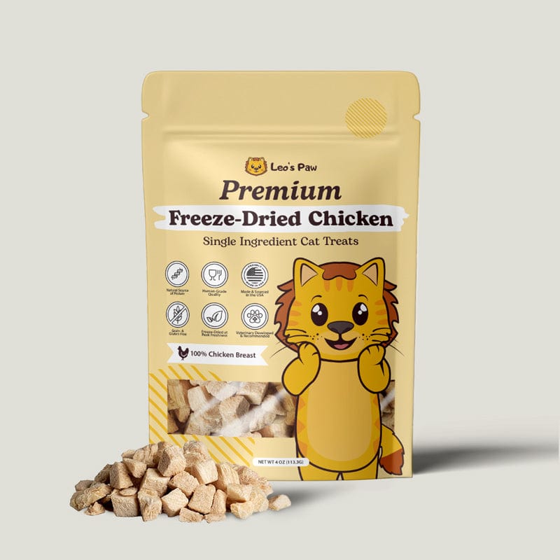 Leos paw 4 oz Freeze Dried Chicken Treats