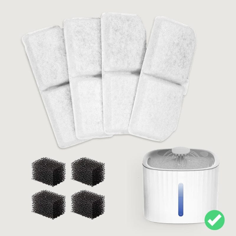 Leos paw 4-pack Cat Water Fountain Replacement Filters