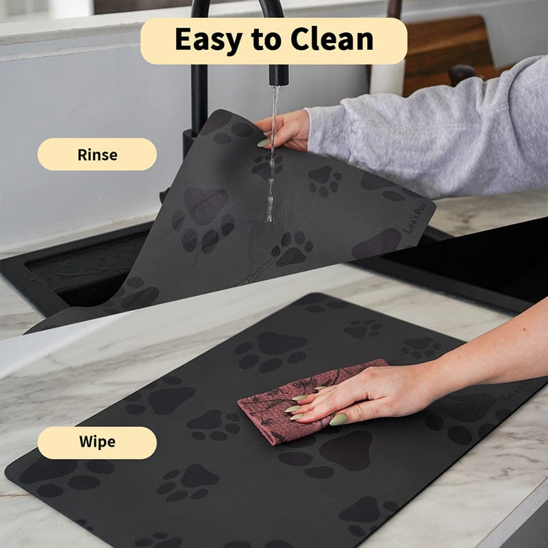 Leos paw Absorbent Pet Feeding Mat