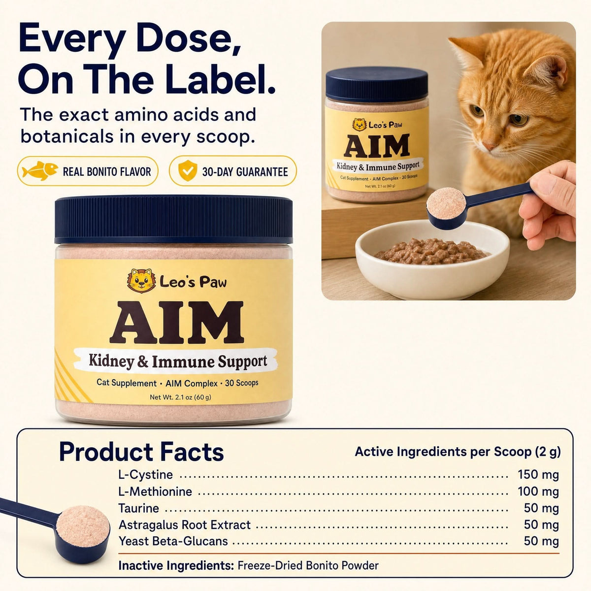 Leos paw AIM Kidney & Immune Support