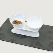 Leos paw Anti-Vomiting Orthopedic Cat Bowl