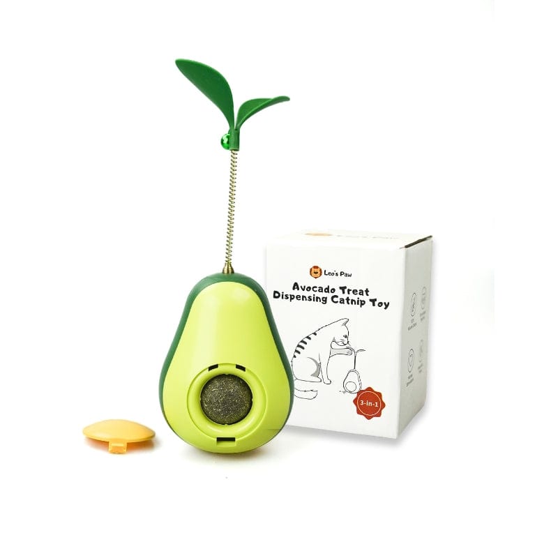 Leos paw Avocado Treat Dispensing Catnip Toy (New 2023)