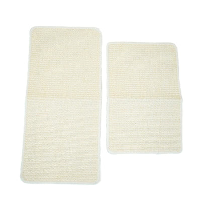 Leos paw Beige (Sisal) Replacement Mats (for Cat Scratch and Play Ramp)