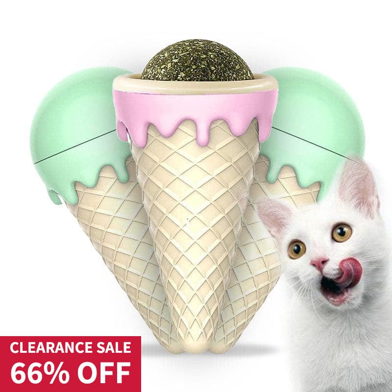 Leos paw Cat Supplies Catnip Ice Cream Cone Toy