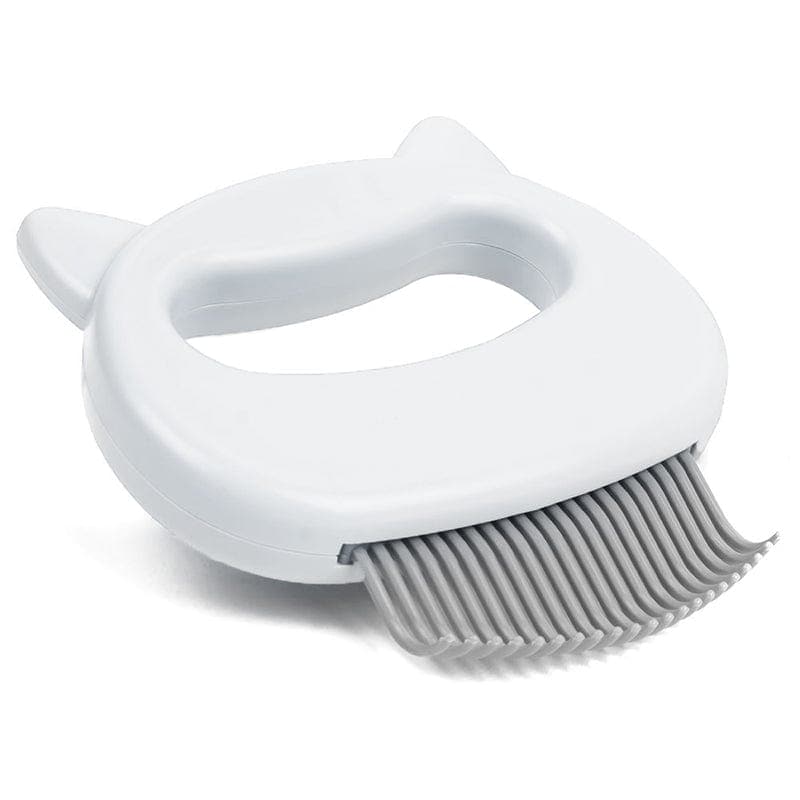 Leos paw Copy WideBundle of Cat Hair Removal Massaging Shell Comb
