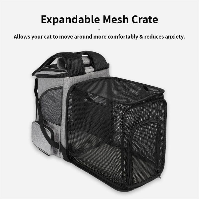 Leos paw Expandable Cat Carrier Backpack