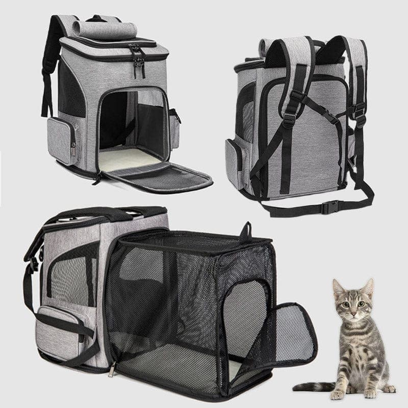 Leos paw Expandable Cat Carrier Backpack