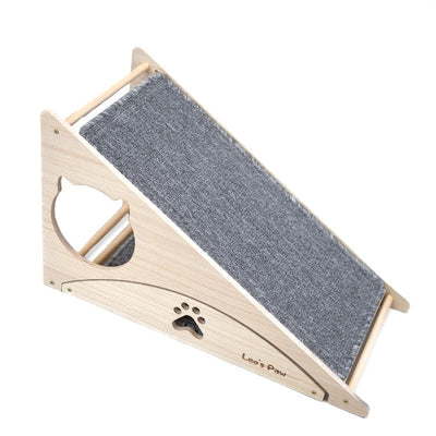 Leos paw Grey (Loop Pile) Cat Scratch and Play Ramp