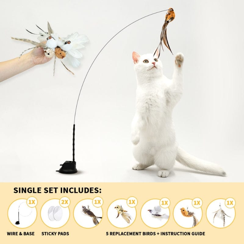 Leos paw Interactive Bird Simulation Cat Toy Set | Leo's Paw