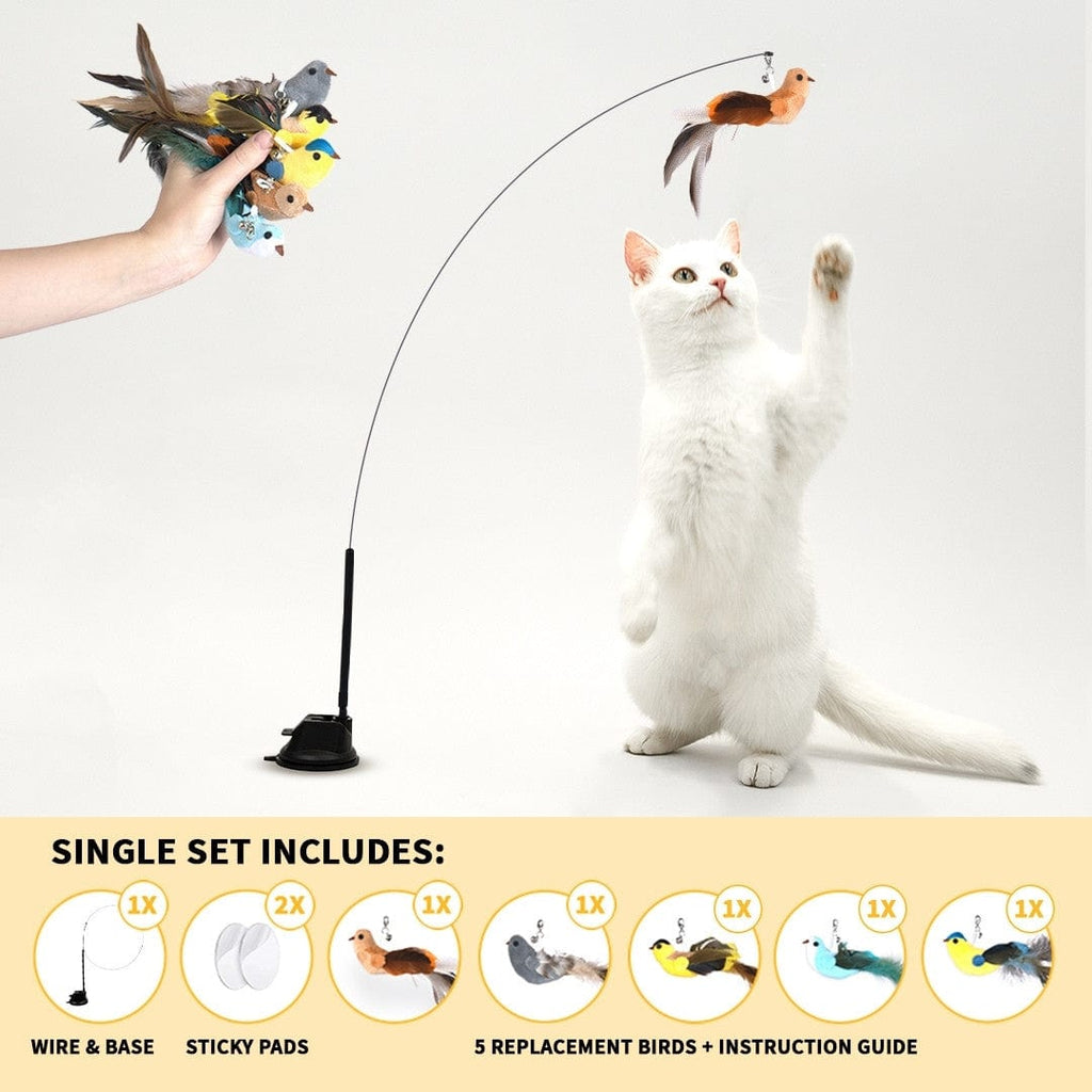 Leos paw Interactive Bird Simulation Cat Toy Set | Leo's Paw