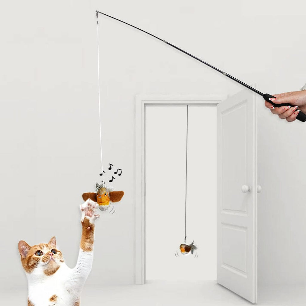 Deals tweeting bird cat toy