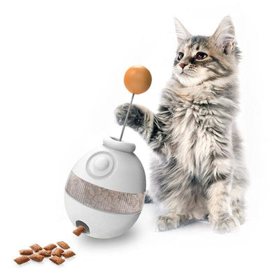 Interaktives Katzenspielzeug mit Leckerli-Spender 