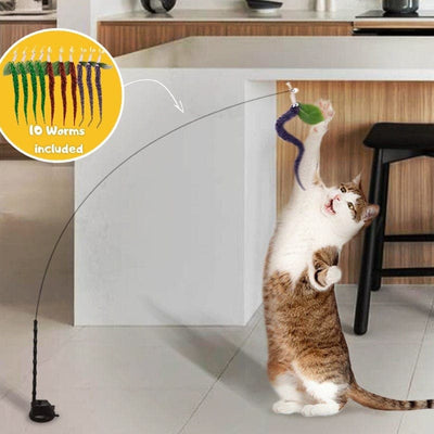 Leos paw Interactive Worm Simulation Cat Toy Set