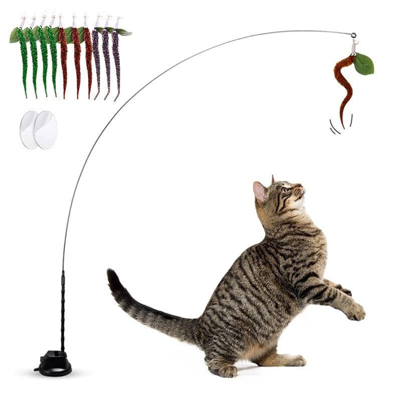 Leos paw Interactive Worm Simulation Cat Toy Set