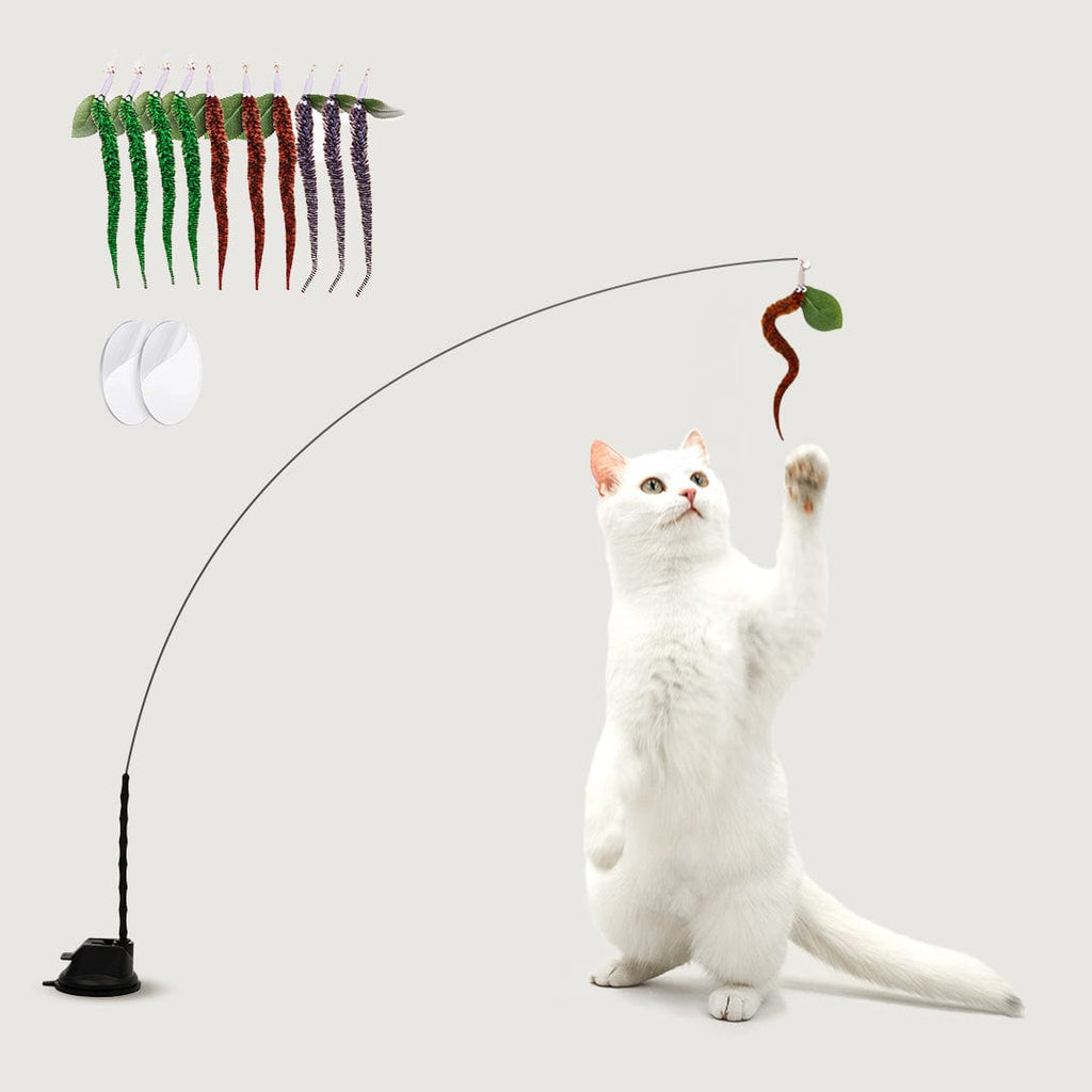 Leos paw Interactive Worm Simulation Cat Toy Set