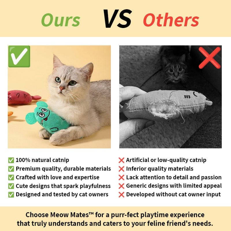 Leos paw Meow Mates™ 6-Piece Catnip Companion & Play Pack