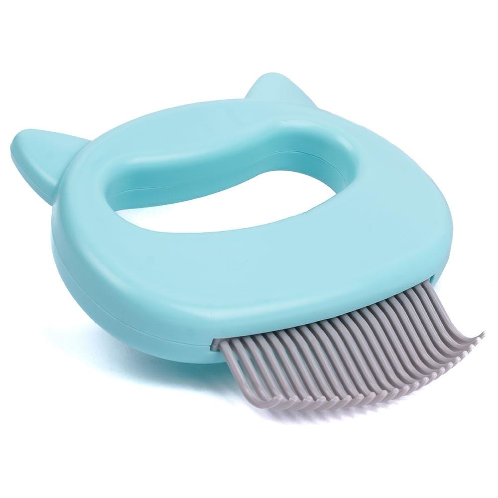 Leos paw Mint Cat Hair Removal Massaging Shell Comb