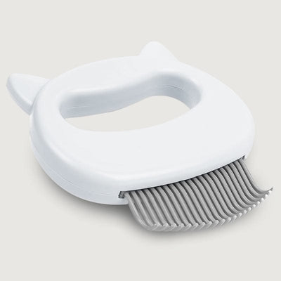 Leos paw NEW White Cat Hair Removal Massaging Shell Comb