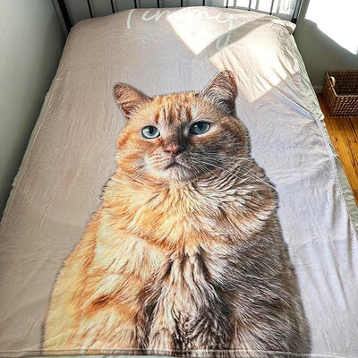 Leos paw Personalized Cat Blanket (New 2023)