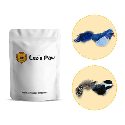 Leos paw Replacement Birds (For Chirping Bird with Catnip)