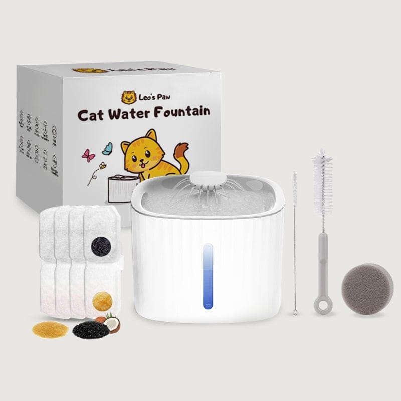 Leos paw Water fountain bundle 4-pack Cat Water Fountain Bundle