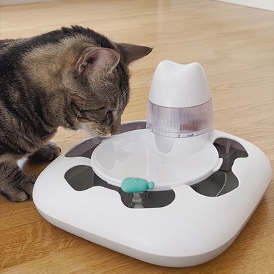Automatic Treat Dispensing Cat Toy