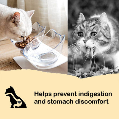 Leos paw Anti-Vomiting Orthopedic Cat Bowl