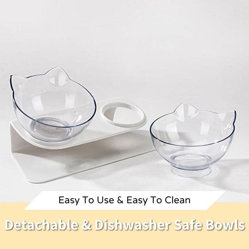 Leos paw Anti-Vomiting Orthopedic Cat Bowl