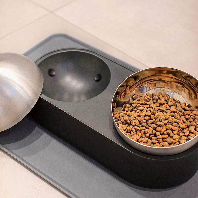 Leos paw Anti-Vomiting Stainless Steel Cat Bowl (New release)