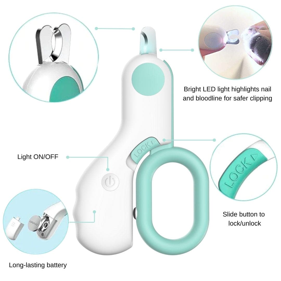 Leos paw Cat Nail Clipper with LED Light