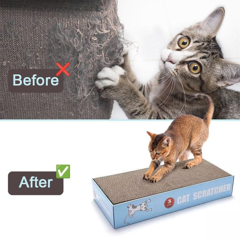 Leos paw Cat Scratching Board 3-pack