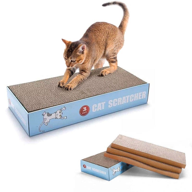 Leos paw Cat Supplies Cat Scratching Board 3-pack