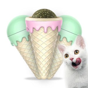 Leos paw Cat Supplies Catnip Ice Cream Cone Toy