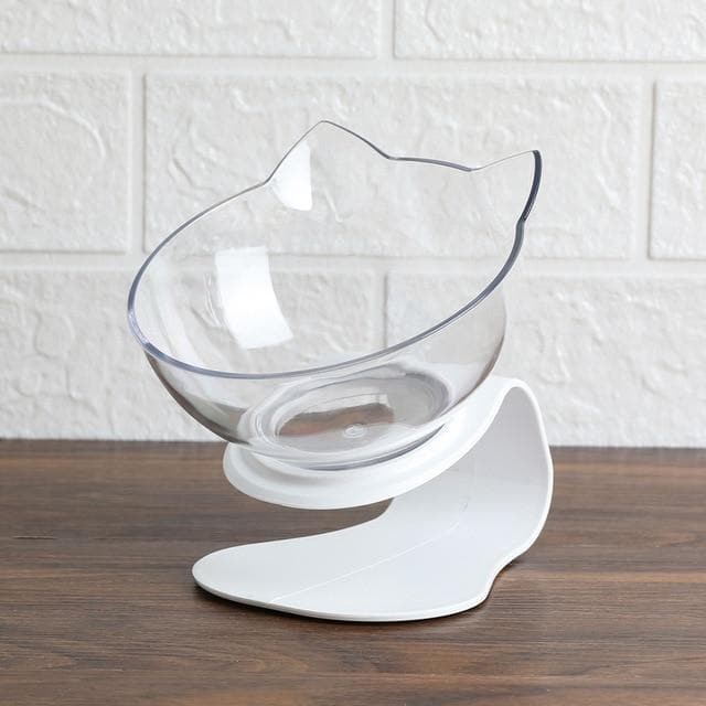 Leos paw clear / single Anti-Vomiting Orthopedic Cat Bowl