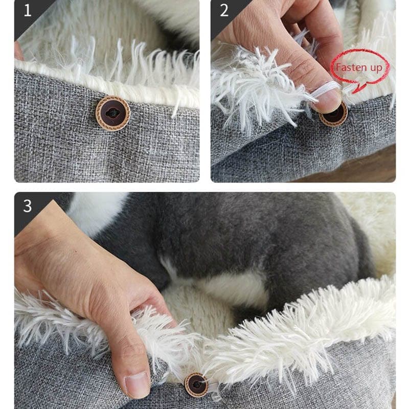 Leos paw Multifunctional Fluffy Cat Bed