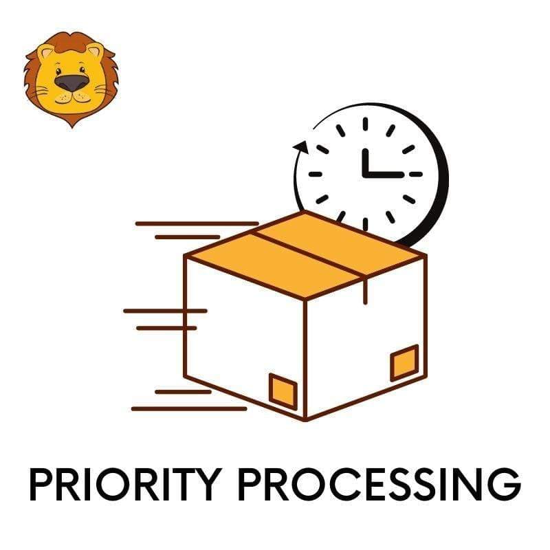 Priority Processing – Leos paw