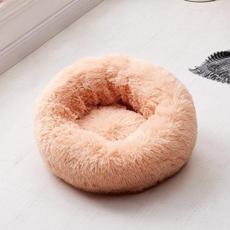 Leos paw S / Beige Fluffy Cat Bed(New 2021)
